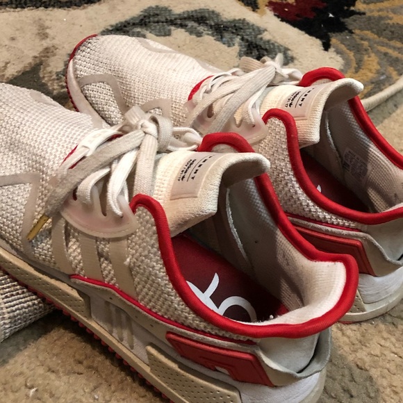 Adida EQT ADV 91-17’ cream & red shoesSZ9.5 - Picture 3 of 3